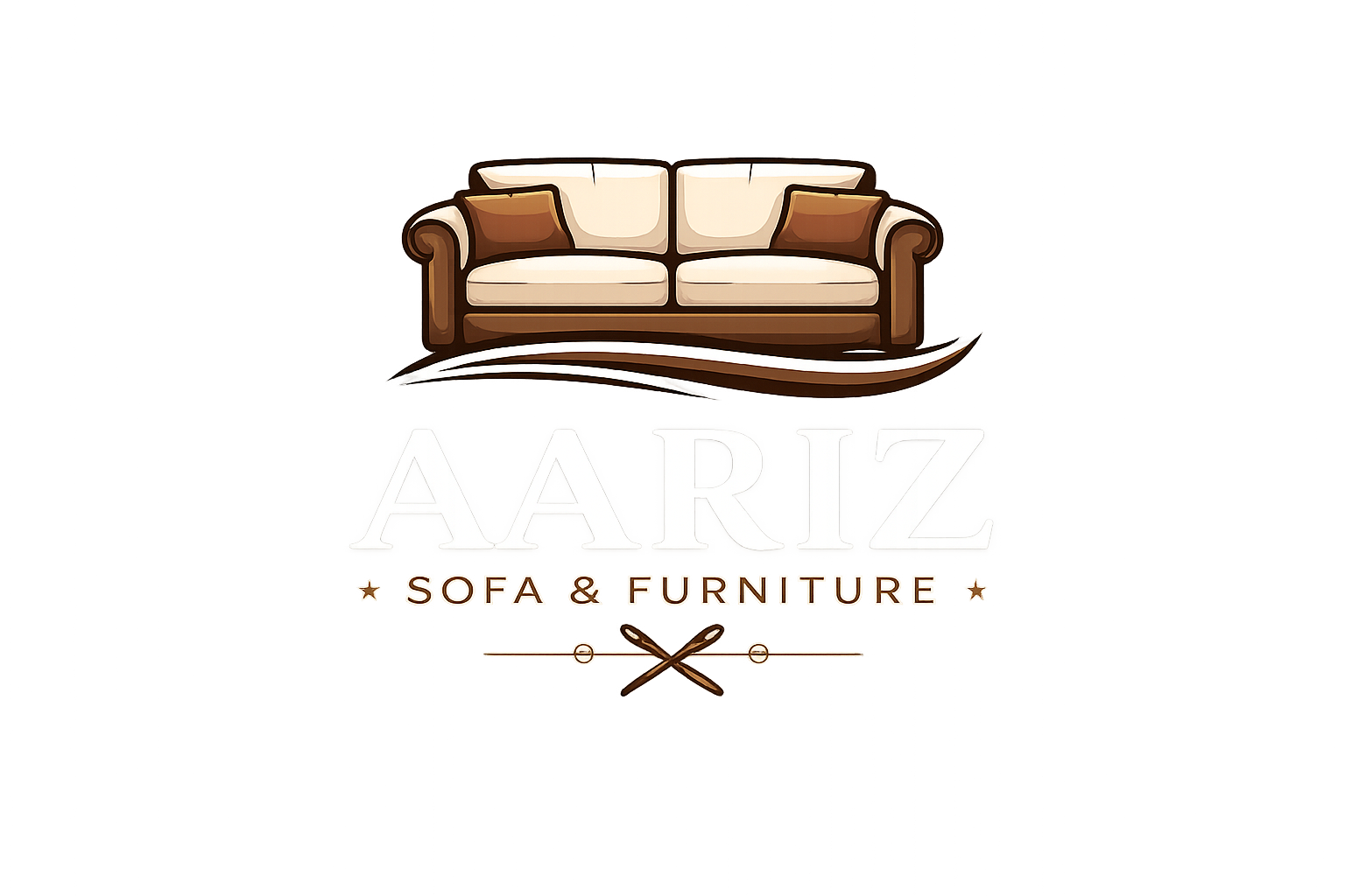 Aariz Sofa & Furniture Logo Light
